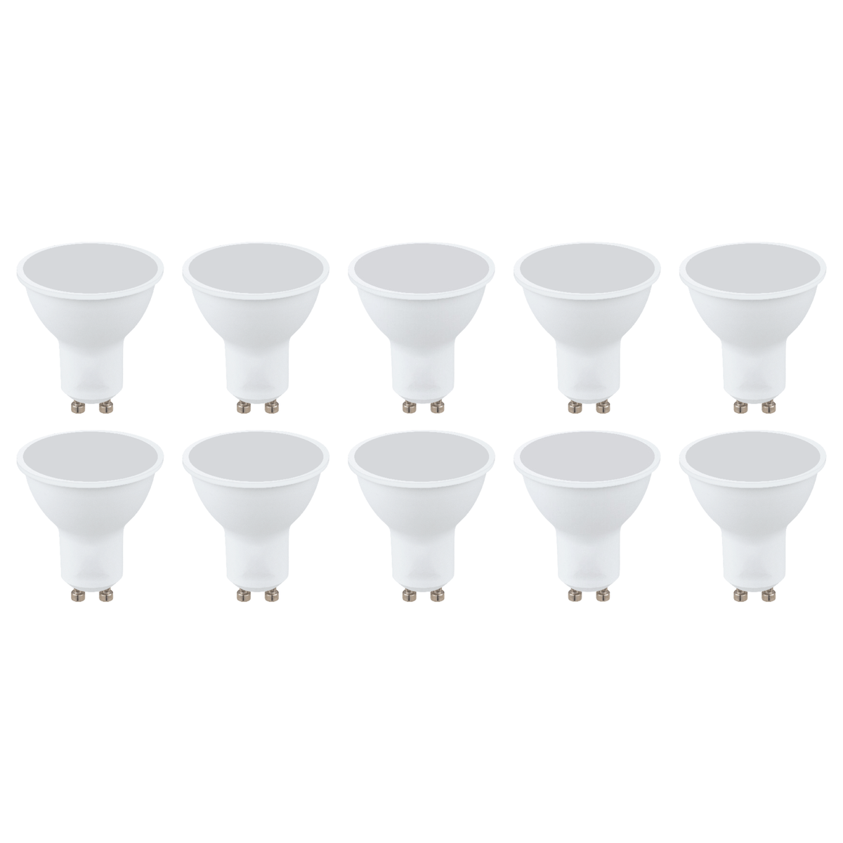 O - LITE GU10 5W LED LIGHT BULB 6500K COOL WHITE - PACK OF 10 - Standard Lighting (Pty) Ltd