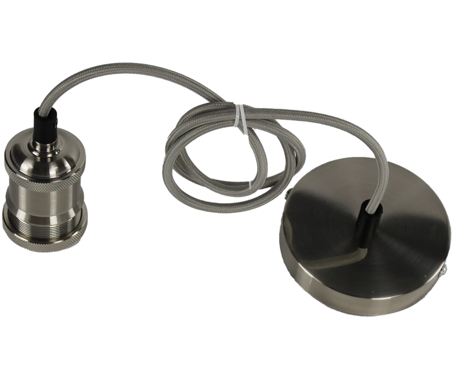 O - LITE GUN METAL PENDANT LAMP HOLDER - O - Lite - Standard Lighting