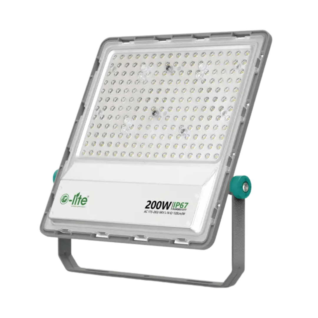 O-Lite OF02-200W 200W LED Floodlight Cool White - O-LITE - Standard Lighting