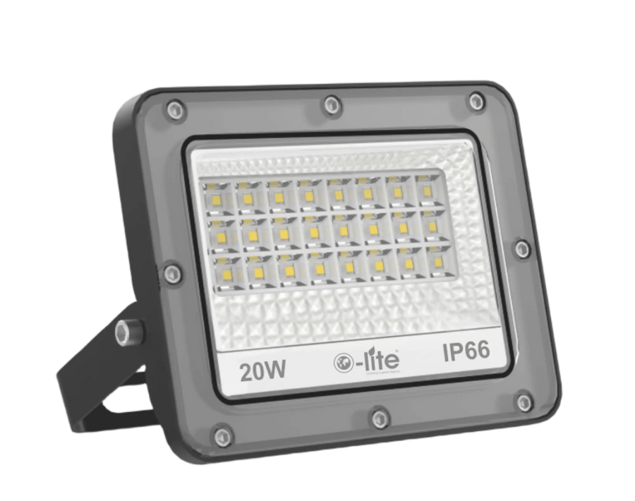 O - LITE OFBN - 20 - CW 20W LED FLOODLIGHT - O - Lite - Standard Lighting