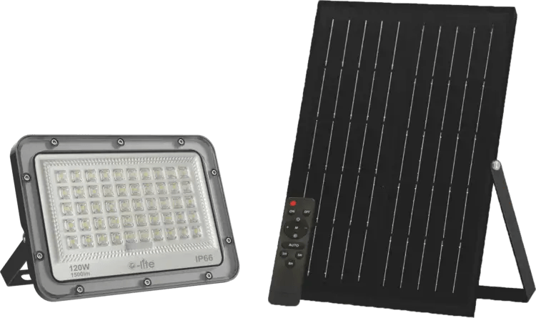 O - LITE OSFBN - 120 - CW 120W SOLAR FLOOD LIGHT - O - Lite - Standard Lighting