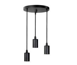 O - LITE ROUND 3 PIECE PENDANT LAMP HOLDER - O - Lite - Standard Lighting