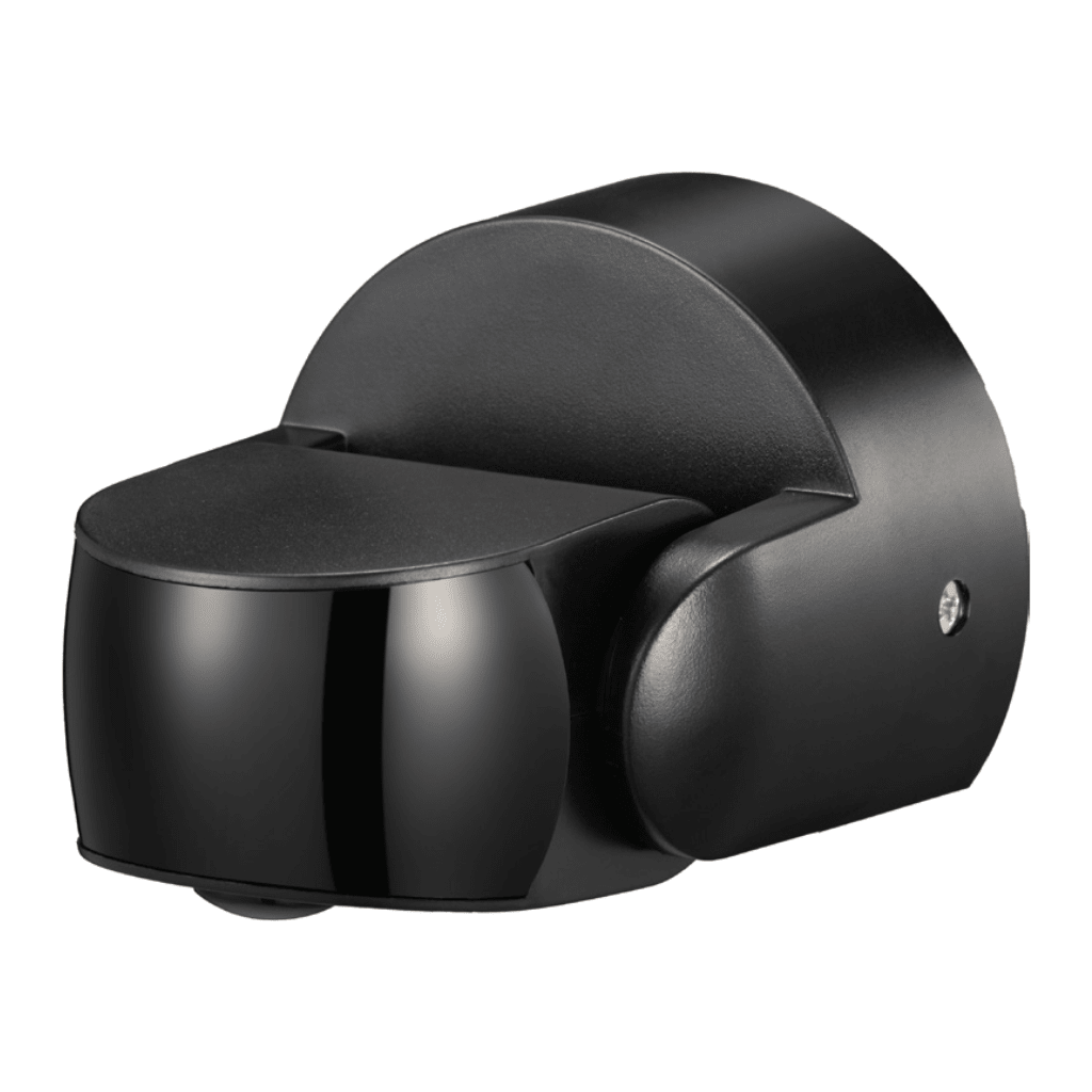 O - Lite Surface Mount Motion Sensor IP65, Black - O - LITE - Standard Lighting