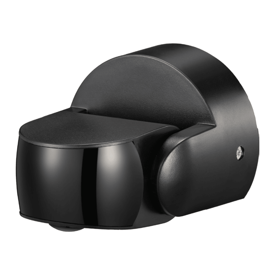 O - Lite Surface Mount Motion Sensor IP65, Black - O - LITE - Standard Lighting