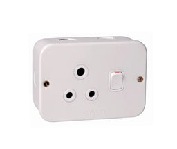 Onesto 16A Single Steel Industrial Socket - ONESTO - Standard Lighting