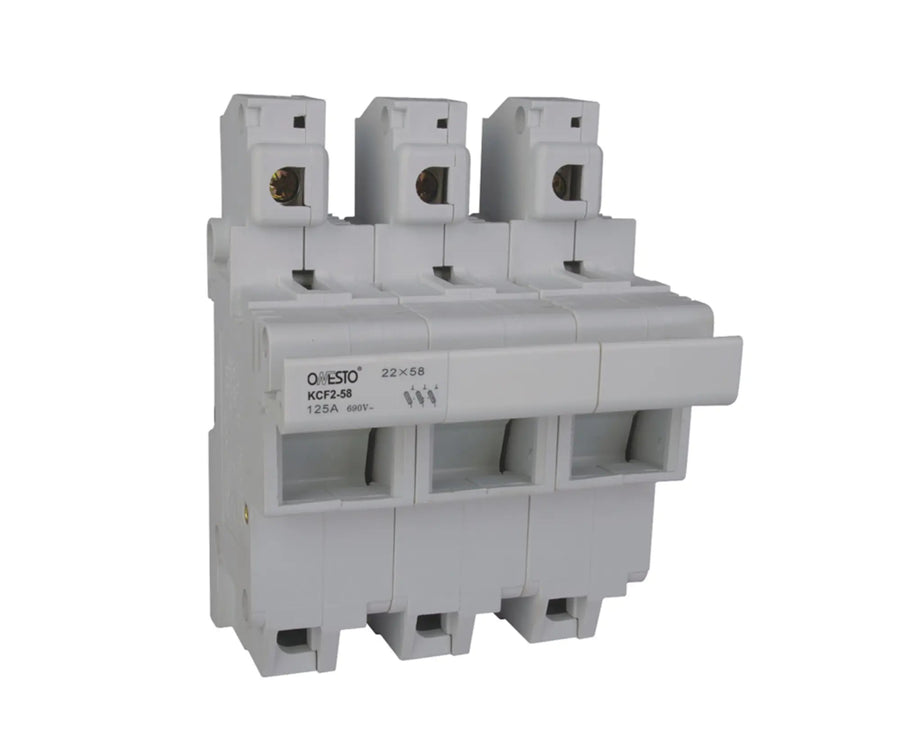 ONESTO 3 POLE 125A DIN RAIL FUSE HOLDER - Onesto - Standard Lighting