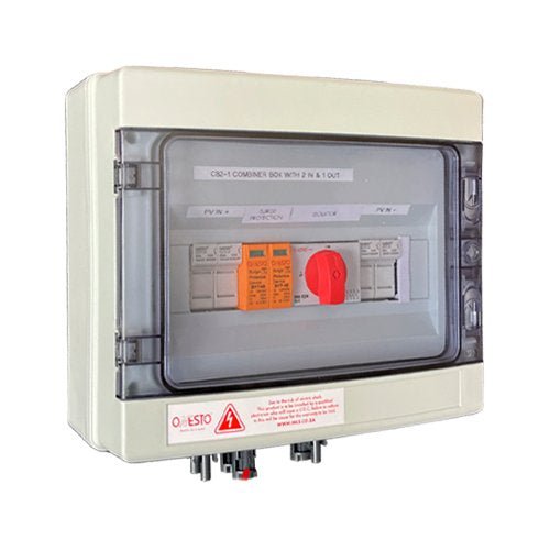 ONESTO CB2 - 1 SOLAR COMBINER BOX 2 IN 1 OUT - Onesto - Standard Lighting (Pty) Ltd