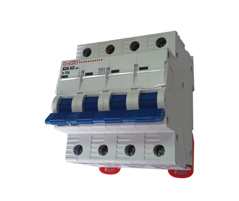 ONESTO KC6 - KU - 4100 4 POLE 100A 6KA CIRCUIT BREAKER - Onesto - Standard Lighting (Pty) Ltd