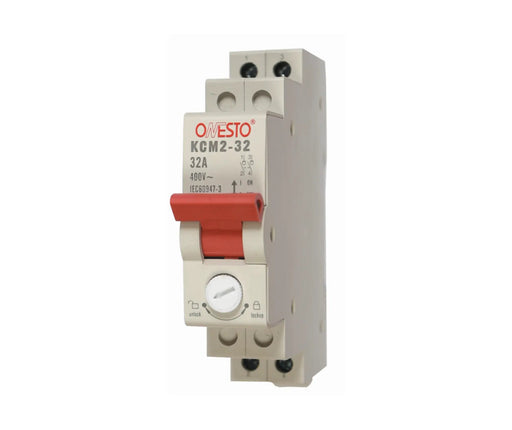ONESTO KCM - T - 232 - SB 2 POLE 32A SINGLE BODY ISOLATOR - Onesto - Standard Lighting (Pty) Ltd