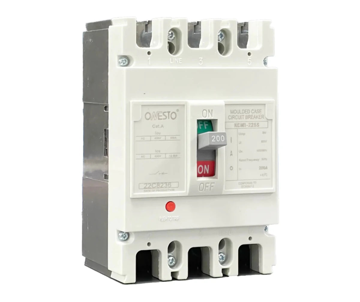 Onesto KCM1 - 225S - 250 250A 3 Pole MCCB - ONESTO - Standard Lighting