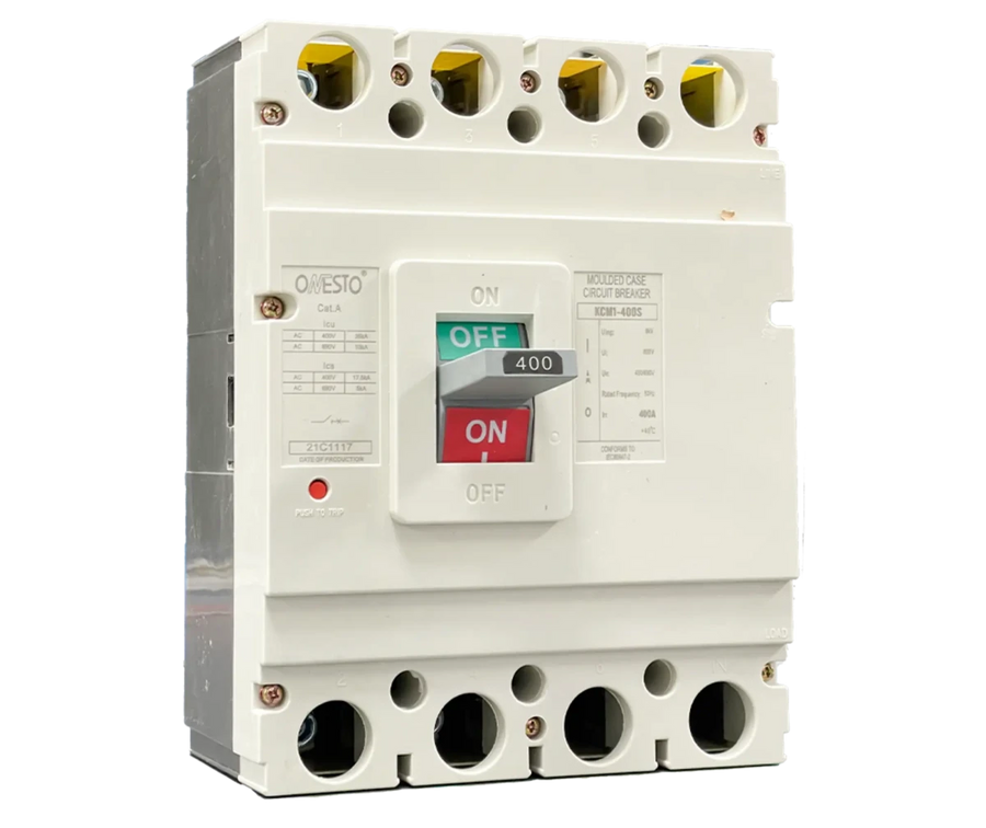 Onesto KCM1 - 400S - 400 - 4 400A 4 Pole MCCB - ONESTO - Standard Lighting