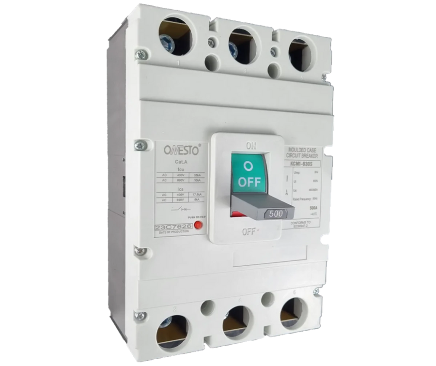 Onesto KCM1 - 630S - 630 630A 3 Pole MCCB - ONESTO - Standard Lighting