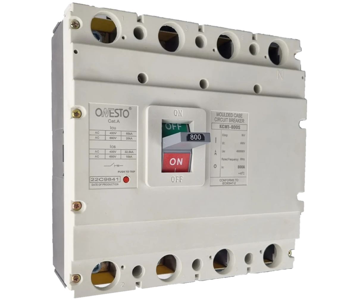 Onesto KCM1 - 800S - 800 - 4 800A 4 Pole MCCB - ONESTO - Standard Lighting