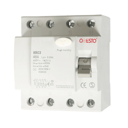 Onesto KRC3-480 80A 4 Pole Earth Leakage - ONESTO - Standard Lighting