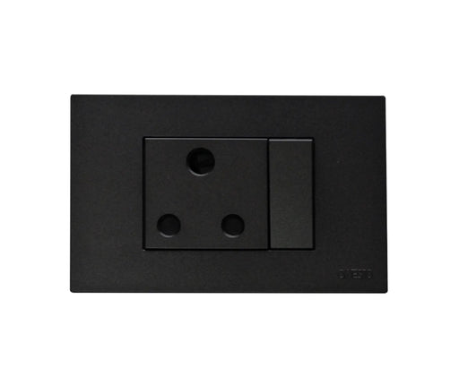 ONESTO MATRIX BK - MXP - 2001H 2X4 SINGLE SOCKET BLACK - Onesto - Standard Lighting