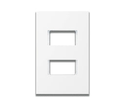 ONESTO MATRIX MXG - 2002W 2X4 1+1 LEVER YOKE WHITE - Onesto - Standard Lighting