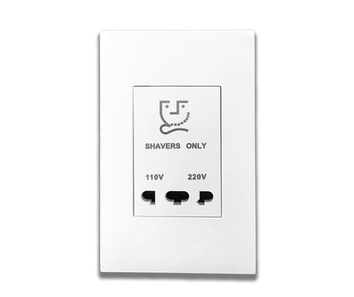 ONESTO MATRIX MXP - S201 2X4 SHAVER SOCKET - Onesto - Standard Lighting