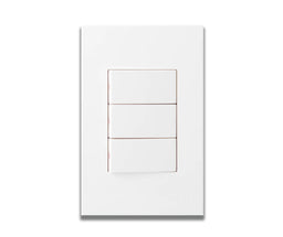 ONESTO MATRIX MXS - 2031 2X4 3 LEVER 1 WAY SWITCH - Onesto - Standard Lighting