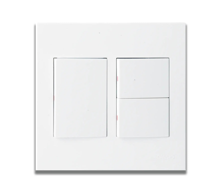 ONESTO MATRIX MXS - 4031W 4X4 3 LEVER 1 WAY SWITCH - Onesto - Standard Lighting