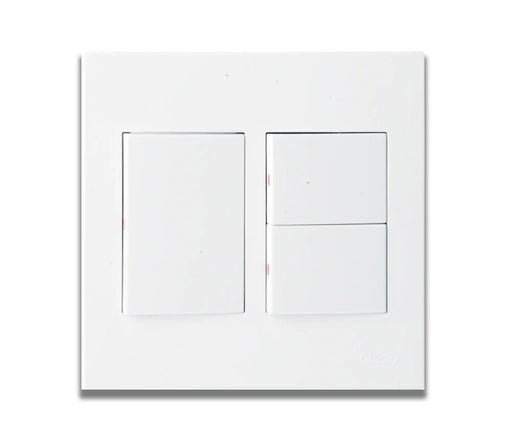 ONESTO MATRIX MXS - 4031W 4X4 3 LEVER 1 WAY SWITCH - Onesto - Standard Lighting