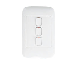 ONESTO ORACLE ON2032 2X4 3 LEVER 2 WAY SWITCH WHITE - Onesto - Standard Lighting (Pty) Ltd