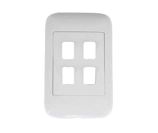 ONESTO ORACLE ON2041Y 2X4 4 LEVER YOKE & SURROUND - Onesto - Standard Lighting (Pty) Ltd