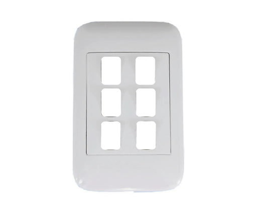 ONESTO ORACLE ON2061Y 2X4 6 LEVER YOKE & SURROUND - Onesto - Standard Lighting (Pty) Ltd