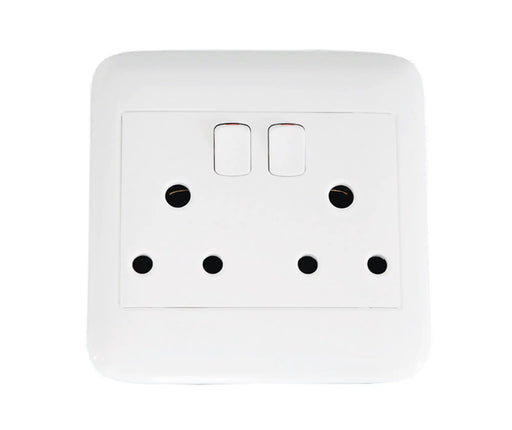 ONESTO ORACLE ONP4002 4X4 DOUBLE SOCKET - Onesto - Standard Lighting (Pty) Ltd