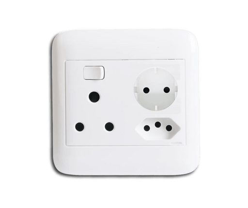 ONESTO ORACLE ONP4111 4X4 SA + SCHUKO SOCKET - Onesto - Standard Lighting (Pty) Ltd