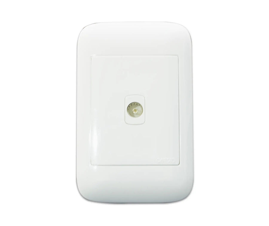 ONESTO ORACLE ONT2001 2X4 TV SOCKET - Onesto - Standard Lighting (Pty) Ltd