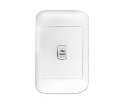ONESTO ORACLE ONT2006 2X4 1 LEVER DIMMER PUSH TYPE - Onesto - Standard Lighting (Pty) Ltd