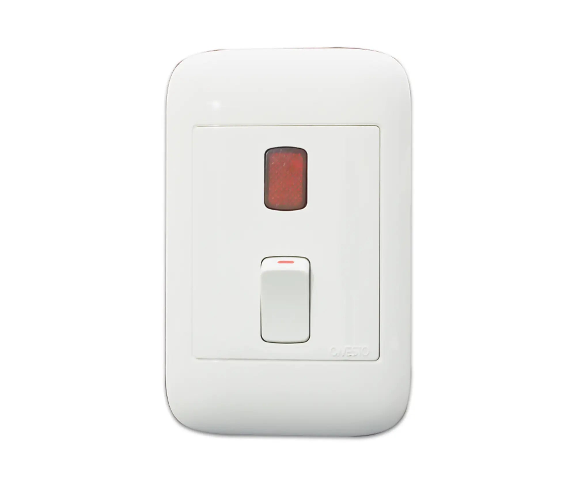 ONESTO ORACLE ONT2007 2X4 2 POLE 20A SWITCH + INDICATOR - Onesto - Standard Lighting (Pty) Ltd
