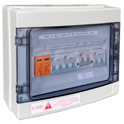 ONESTO PB - 6 AC INPUT & OUTPUT SOLAR DB BOARD - Onesto - Standard Lighting (Pty) Ltd