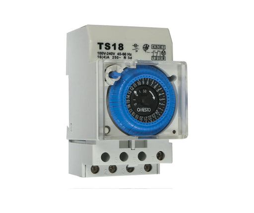 ONESTO TS18A 24 HOUR NO WORKING RESERVE TIME SWITCH - Onesto - Standard Lighting