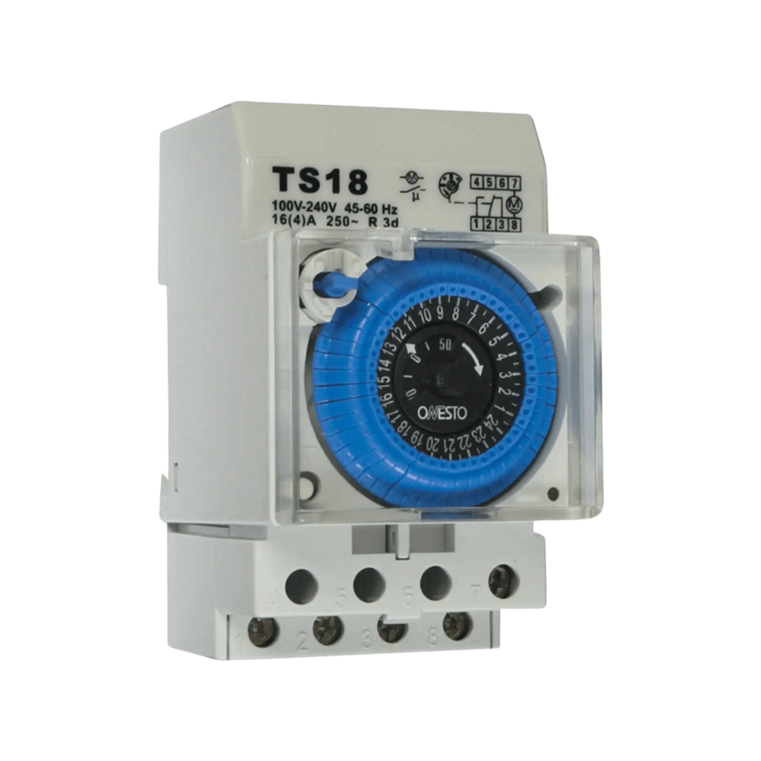 Onesto TS18A 24 Hour Timer No Power Reserve - ONESTO - Standard Lighting