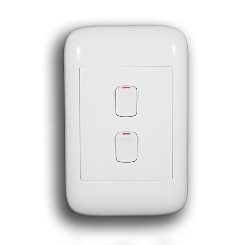 Oracle 2x4 2 Lever Switch - ONESTO - Standard Lighting