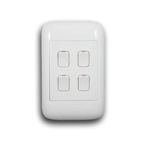 Oracle 2x4 4 Lever Switch - ONESTO - Standard Lighting