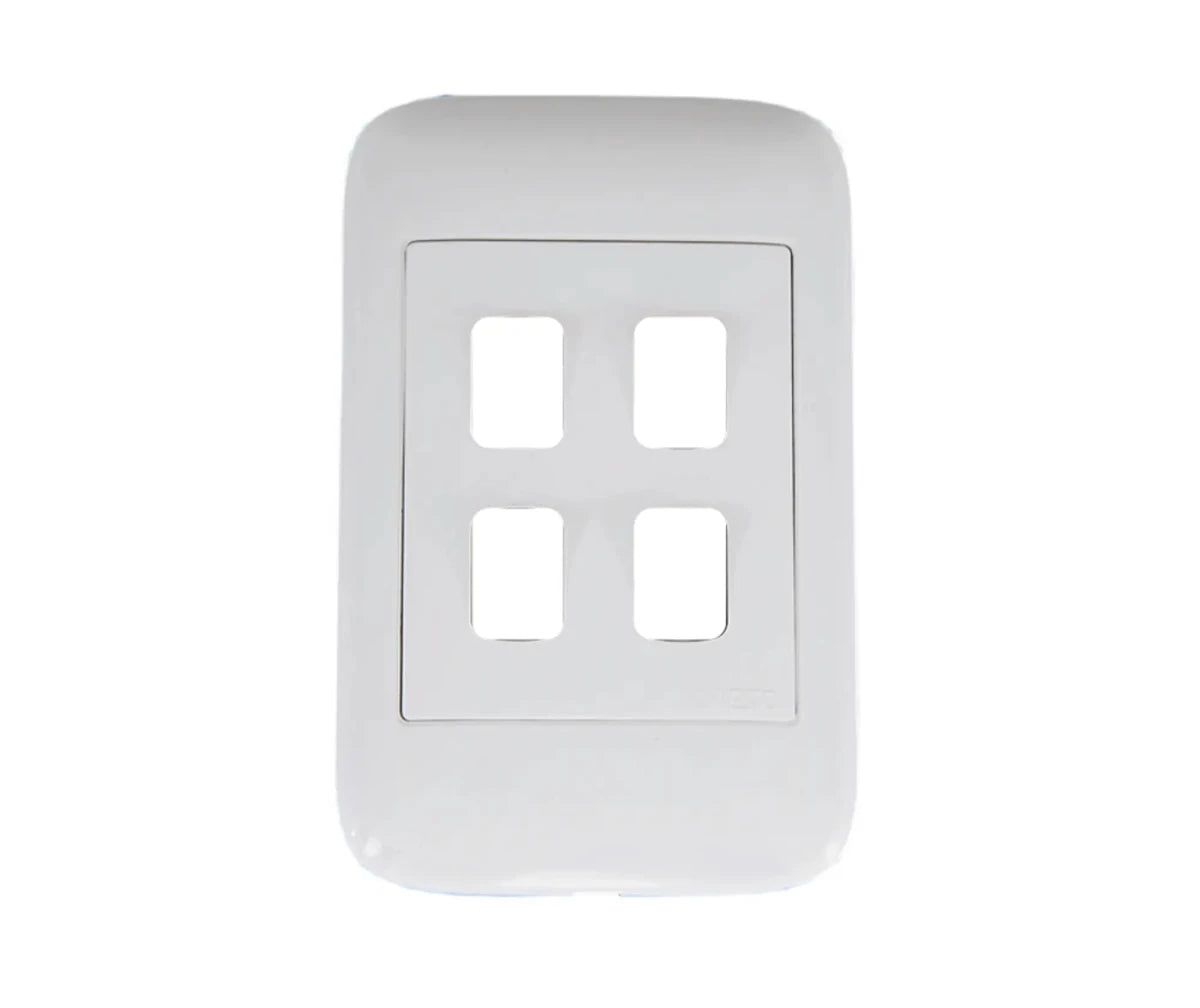 Oracle 2x4 4 Lever Yoke & Surround - ONESTO - Standard Lighting