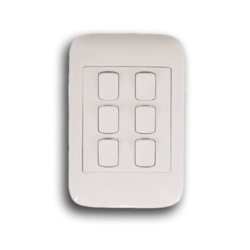 Oracle 2x4 6 Lever Switch - ONESTO - Standard Lighting