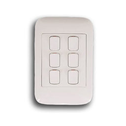 Oracle 2x4 6 Lever Switch - ONESTO - Standard Lighting