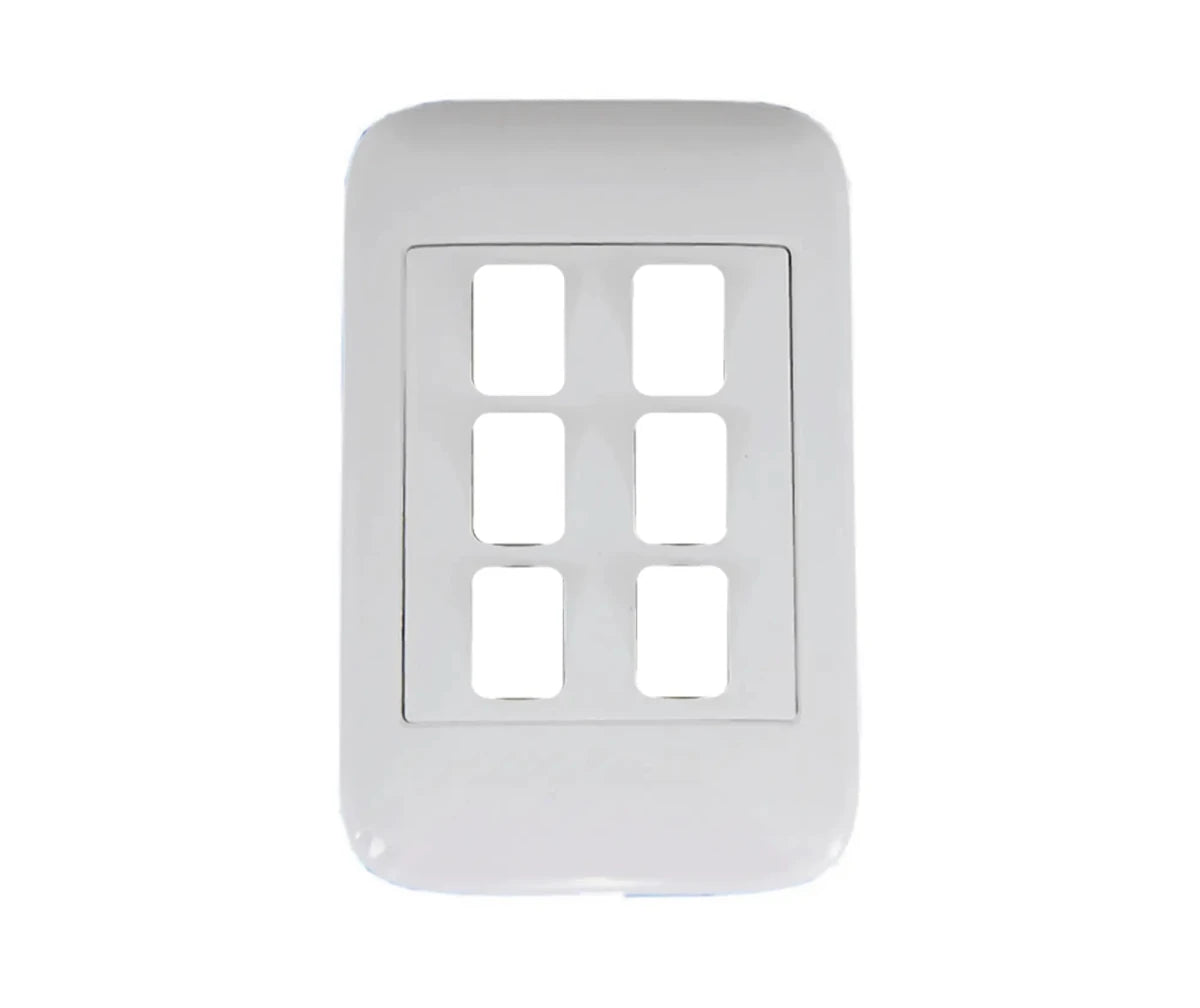 Oracle 2x4 6 Lever Yoke & Surround - ONESTO - Standard Lighting