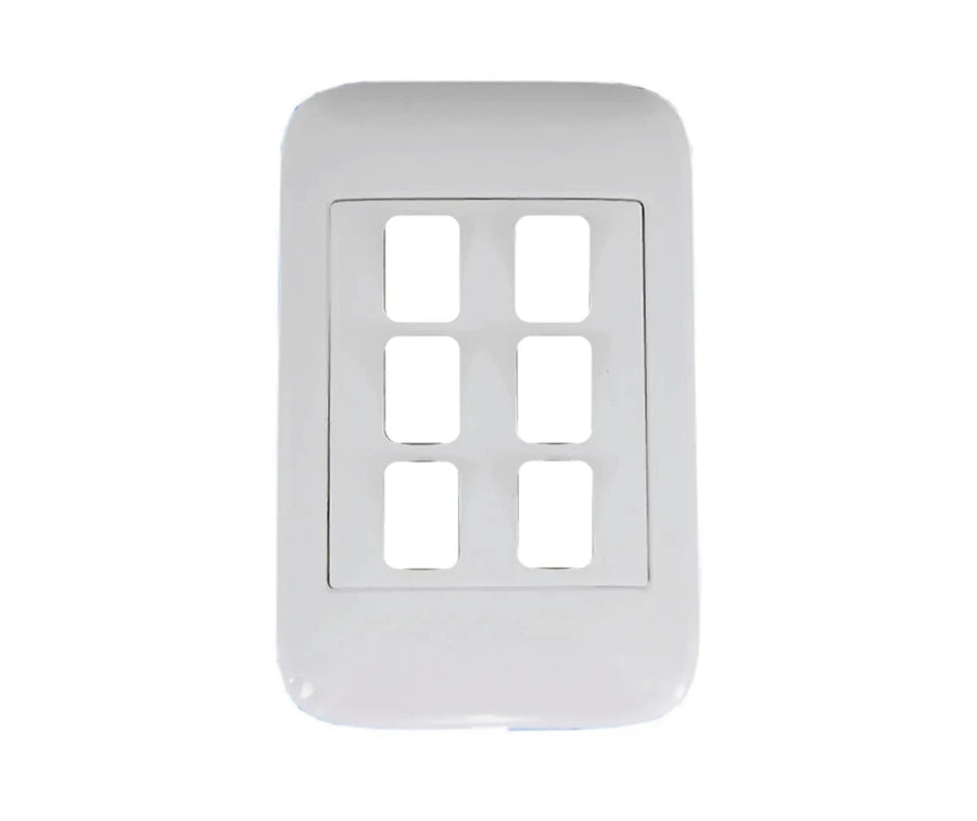 Oracle 2x4 6 Lever Yoke & Surround - ONESTO - Standard Lighting