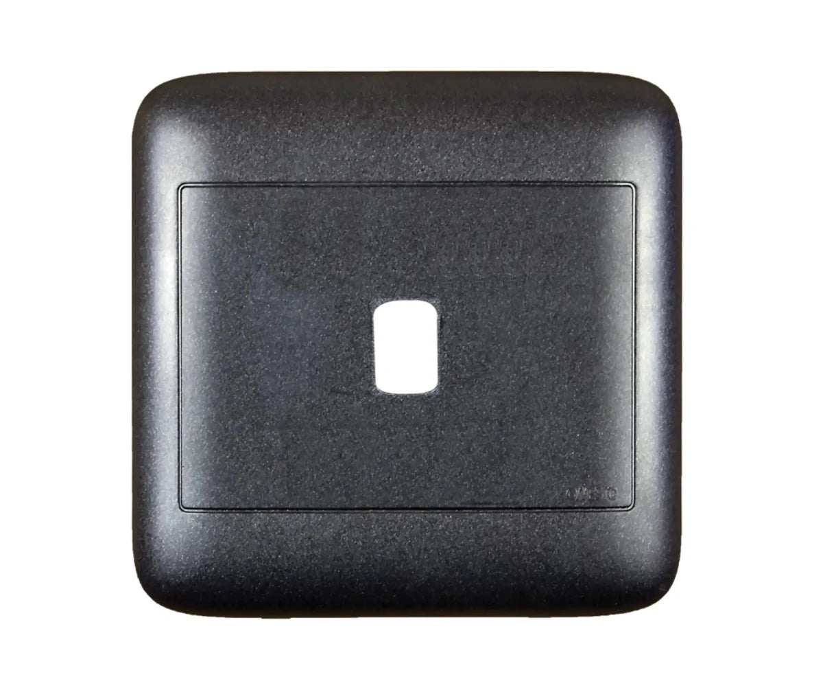 Oracle 4x4 1 Lever Yoke & Surround, Black - ONESTO - Standard Lighting