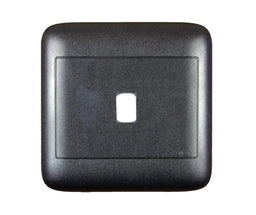 Oracle 4x4 1 Lever Yoke & Surround, Black - ONESTO - Standard Lighting
