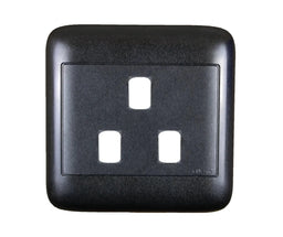 Oracle 4x4 3 Lever Yoke & Surround, Black - ONESTO - Standard Lighting
