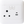 Oracle 4x4 Single Switched Socket + 1 x USB A + 1 x USB C - ONESTO - Standard Lighting