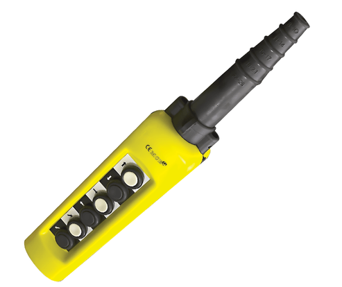 PENDANT CONTROL - 6 PUSHBUTTONS + EMERGENCY STOP 1N/O + 1N/C - Standard Lighting (Pty) Ltd