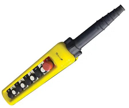 PENDANT CONTROL - 8 PUSHBUTTONS + EMERGENCY STOP 1N/O + 1N/C - Standard Lighting (Pty) Ltd
