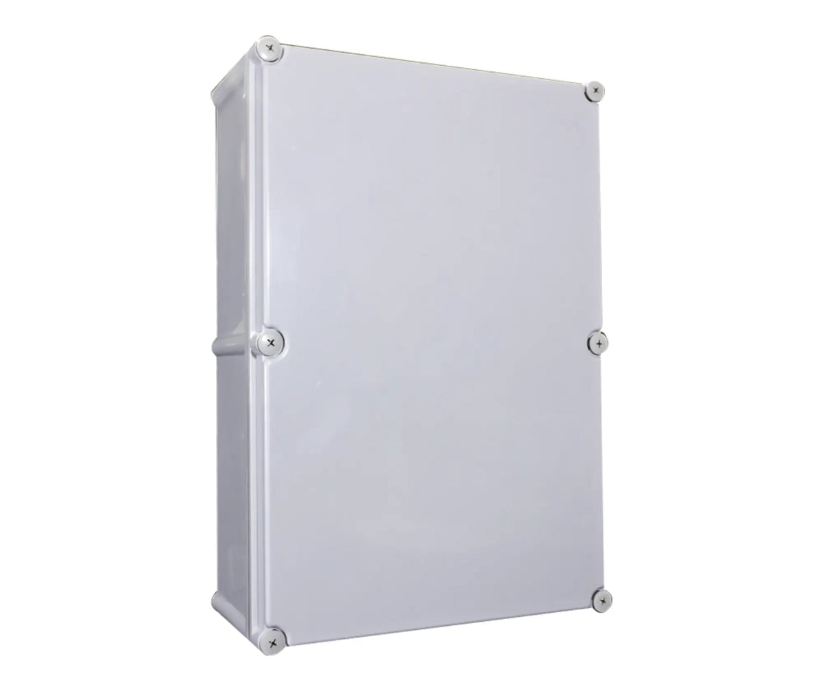 Plastic Enclosure With Grey Lid & Chassis Plate - IP66 - MCE ELECTRIC - Standard Lighting