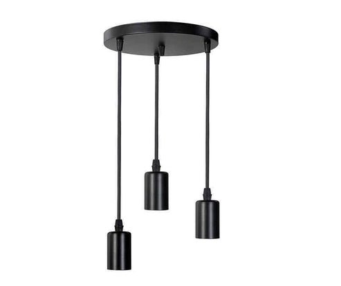 ROUND 3 PIECE PENDANT LAMP HOLDER - Standard Lighting (Pty) Ltd